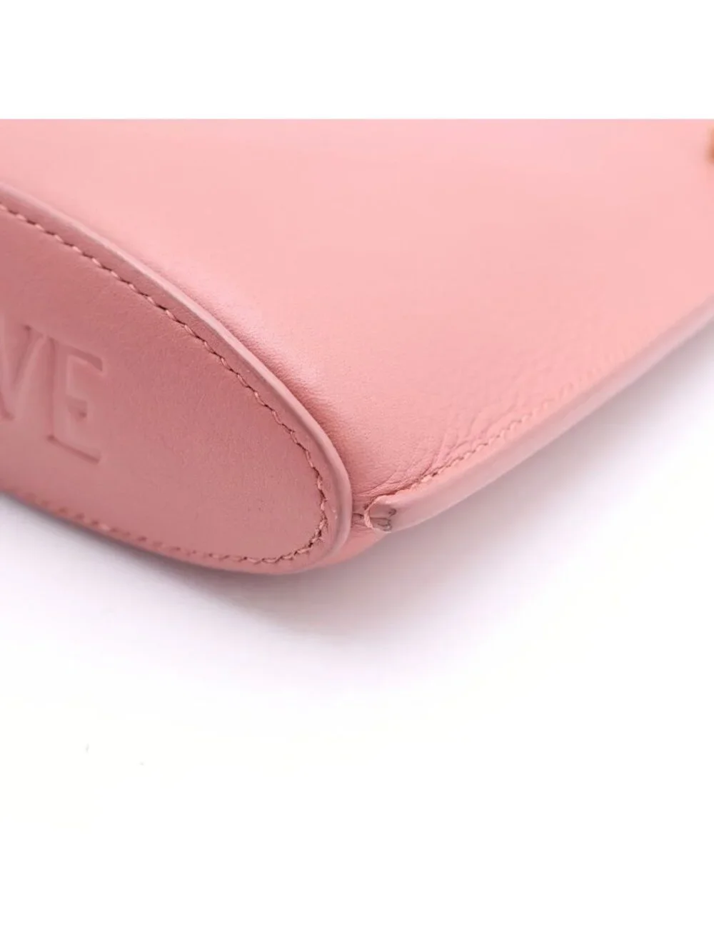 Loewe Dice Pocket Leather Shoulder Bag Pink - Picture 6 of 7